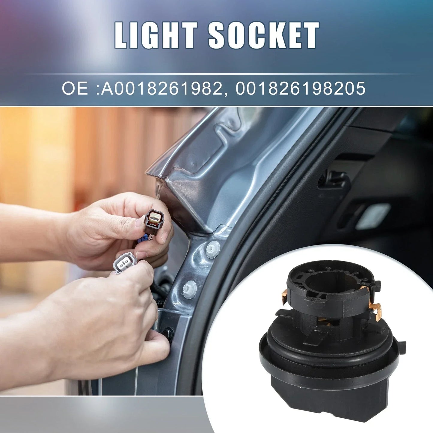 Front Turn Signal Light Bulb Holder for Mercedes-Benz ML320 (2004-2007)