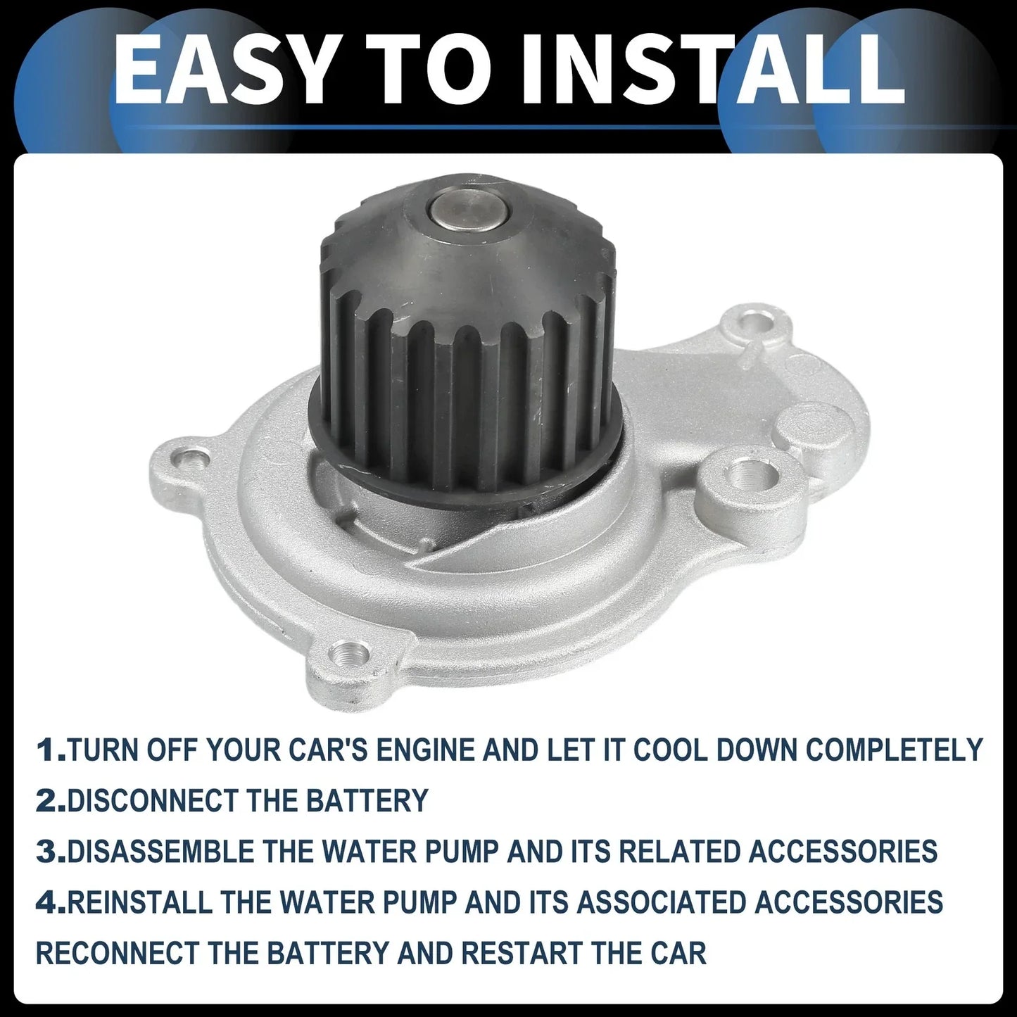 Water Pump & Timing Belt Kit for Chrysler PT Cruiser (2001-2010)