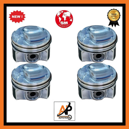 4 Piston With Rings Set Replacement for Nissan Je Pulsar Qashqai (2013–2022)
