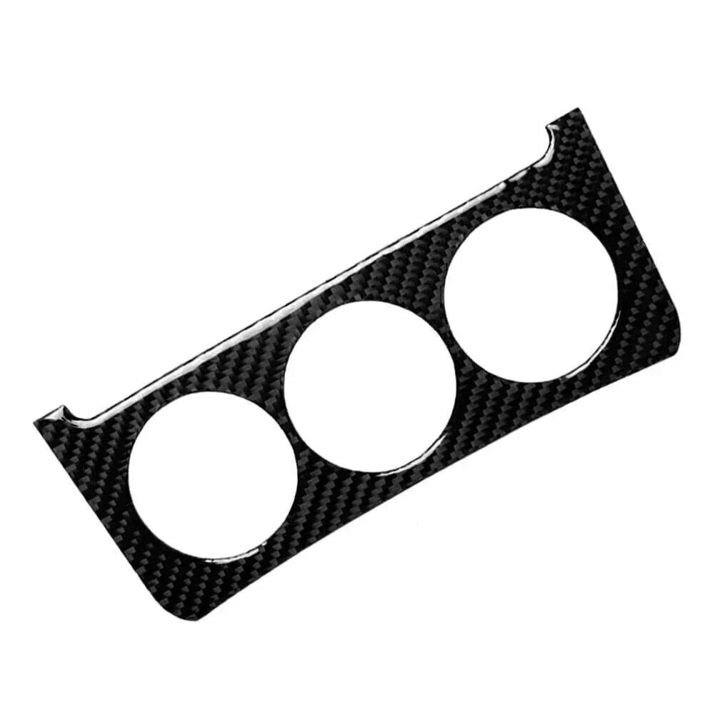 Carbon Fiber Central Console Knob Cover Trim for Nissan 350Z (2003-2009)