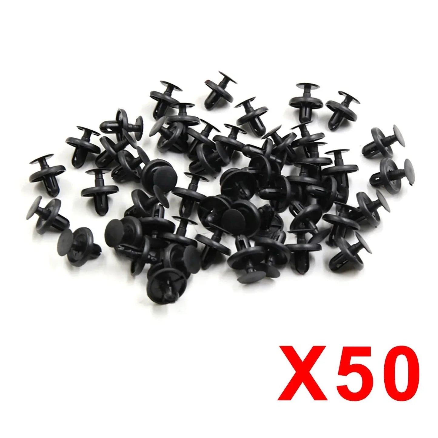 50 x Car Retainer Clips & Rivets with Fastener Remover for Toyota