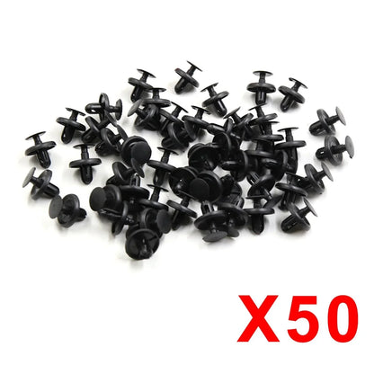 50 x Car Retainer Clips & Rivets with Fastener Remover for Toyota