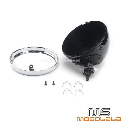 7 Inch Motorcycle Headlight Shell for Harley Dyna Fat Boy FXST (2006-2017)