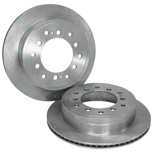 2 x Rear Disc Brake Rotors for Toyota Fortuner GUN156 2.8L (2015-2019)