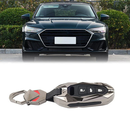 Key Fob Case Shell Cover Black for Audi A3 A6 A7 A8 Q7 Q8 S6 S7 S8