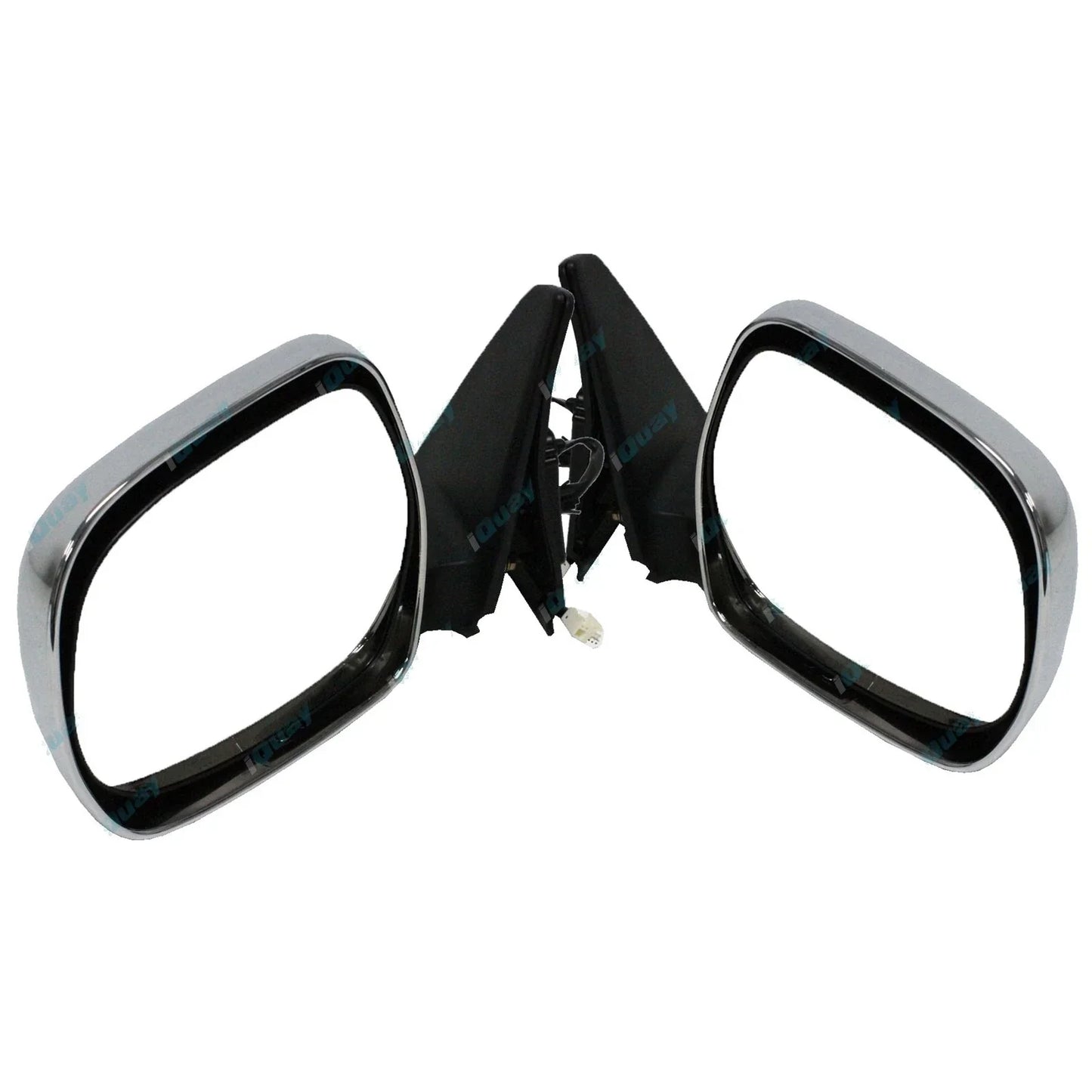 LH+RH Chrome Electric Mirrors for Toyota Landcruiser Prado 120 Series '02-'09
