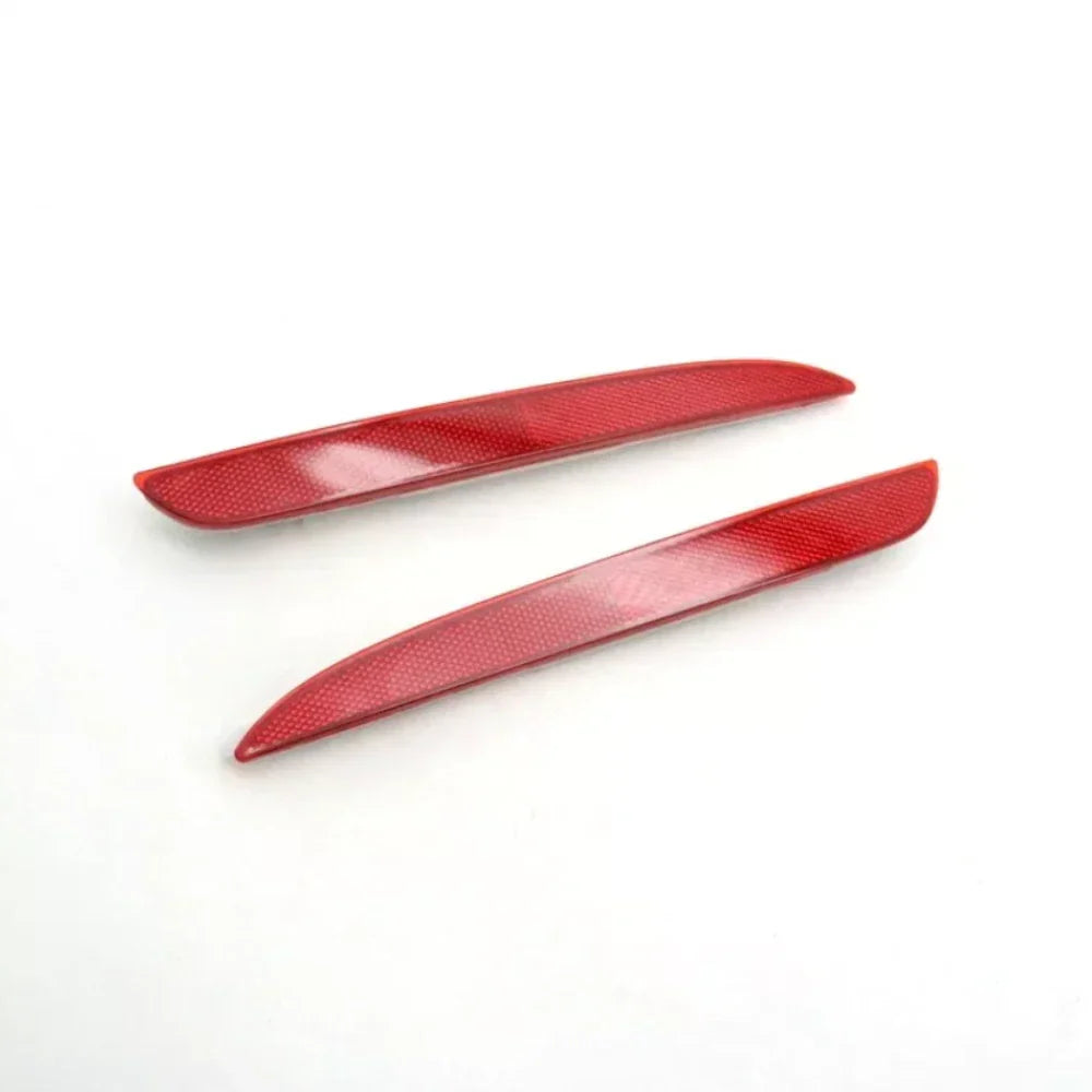 Left & Right Red Rear Bumper Reflectors for Mazda 3 (2008-2012)