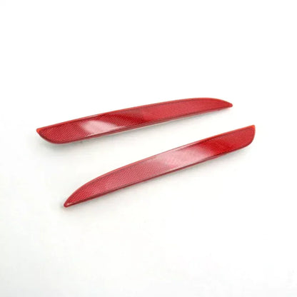 Left & Right Red Rear Bumper Reflectors for Mazda 3 (2008-2012)