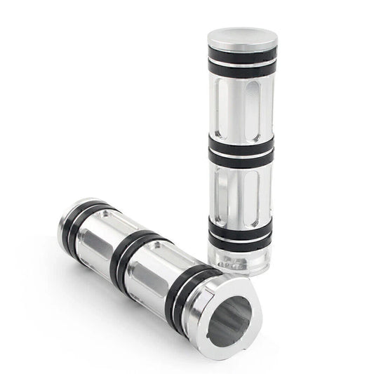1" Aluminum Handlebar Hand Grips for Harley Sportster Dyna Softail Road King
