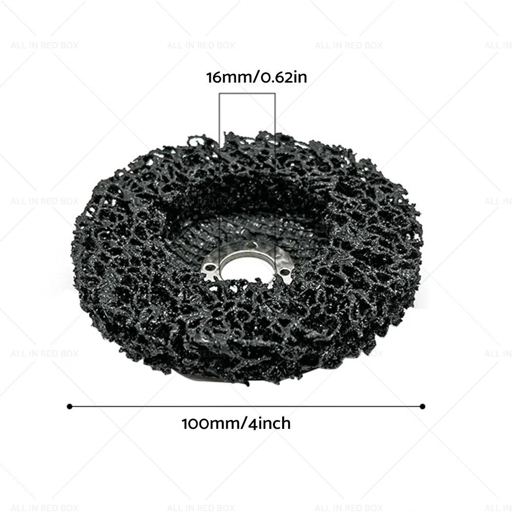 5 x Rust Removal Poly Strip Disc Wheel for Angle Grinder 100mm