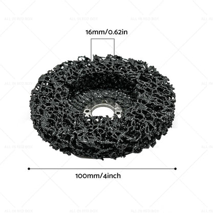5 x Rust Removal Poly Strip Disc Wheel for Angle Grinder 100mm