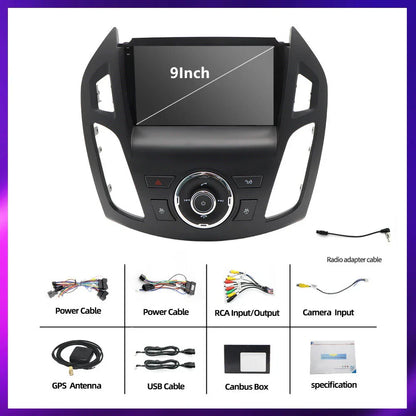 9" Carplay Head Unit Navigation for Ford Transit/Tourneo Connect (2014-2018)