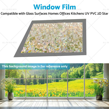 Static Cling Window Film Privacy Glass Sticker for Universal Fit