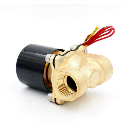 DC 12V Normally Closed Electric Solenoid Valve for Water Air Brass