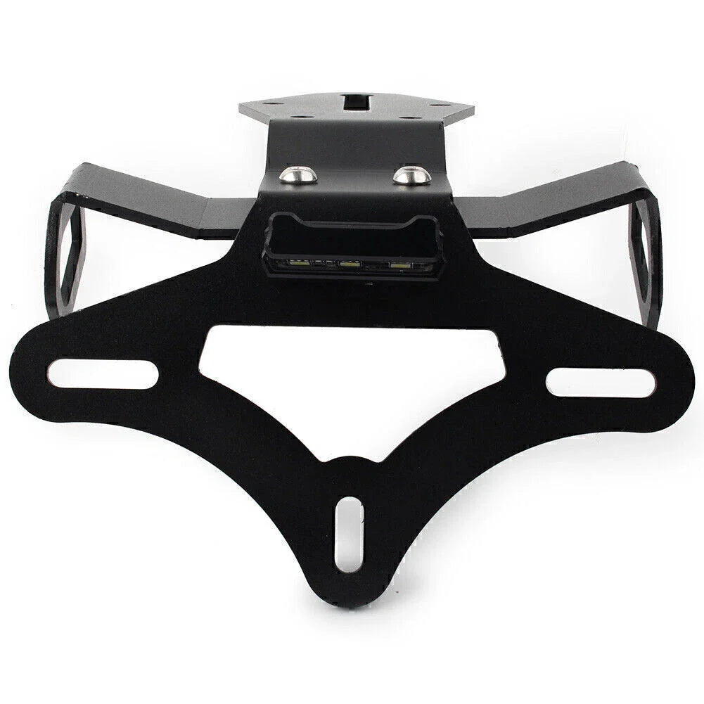 Black Steel Fender Eliminator License Plate Holder for KAWASAKI ZX-10R (16-20)