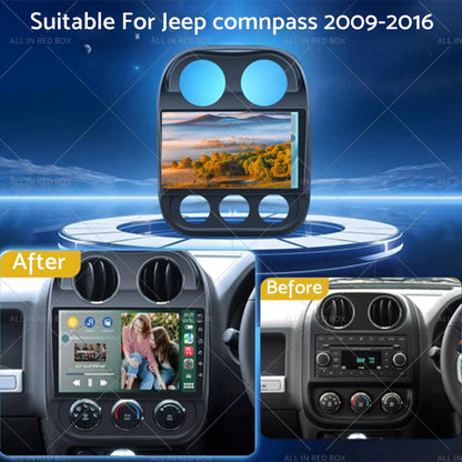Car Stereo Radio for Jeep Compass Patriot Apple Carplay Android (2013-2023)