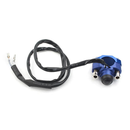 Rotating Bar Clamp Start Stop Kill Switch Button for Universal 7/8" Handlebar