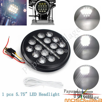 5.75'' LED Projection Headlight for Harley Dyna Softail Street Bob (2018-2023)