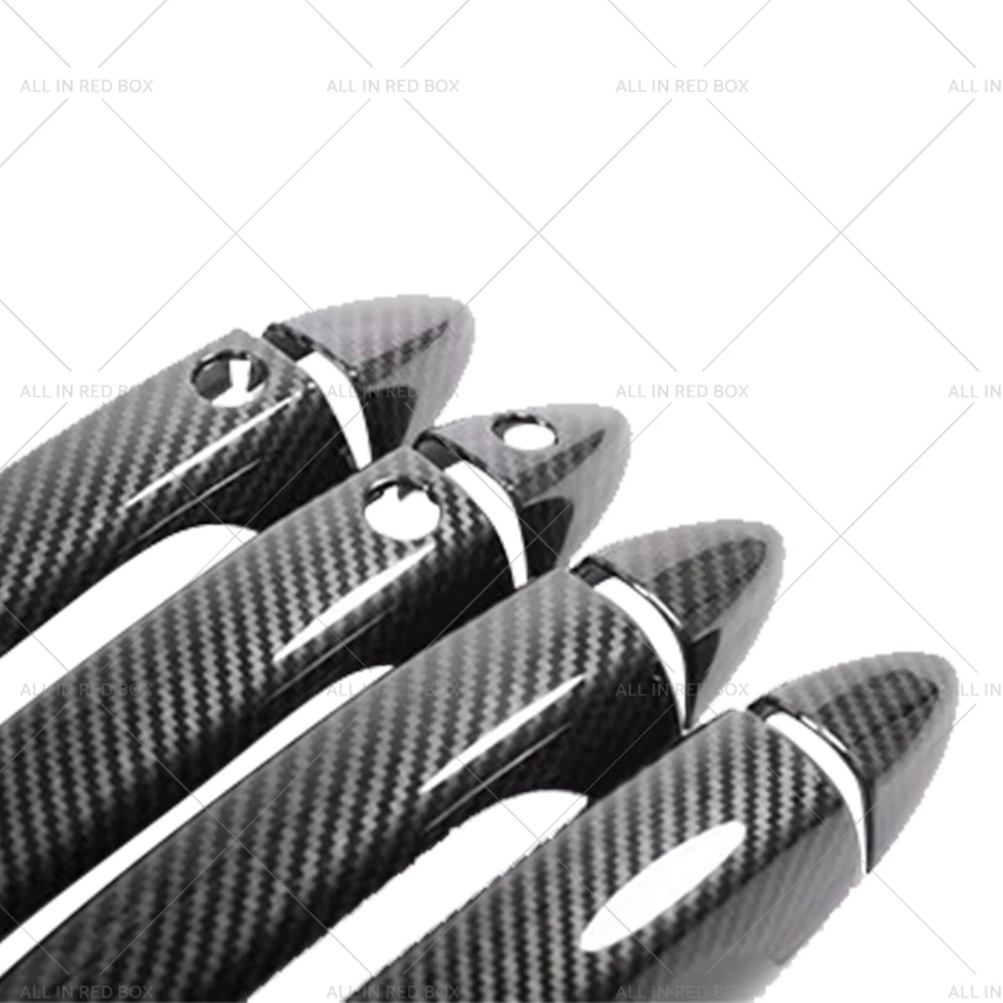 4 x Carbon Fiber Door Handle Covers for Honda Pilot, Ridgeline (2016-2023)