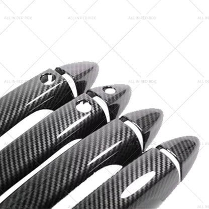 4 x Carbon Fiber Door Handle Covers for Honda Pilot, Ridgeline (2016-2023)
