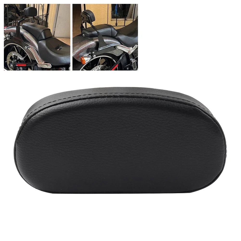 6" Mini Backrest Pad for Harley Dyna, Fat Boy, Sportster XL1200, Softail