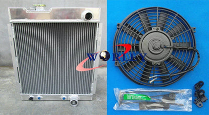 3ROW Aluminum Radiator & Shroud for Ford Mustang V8 289 302 (1964-1966)