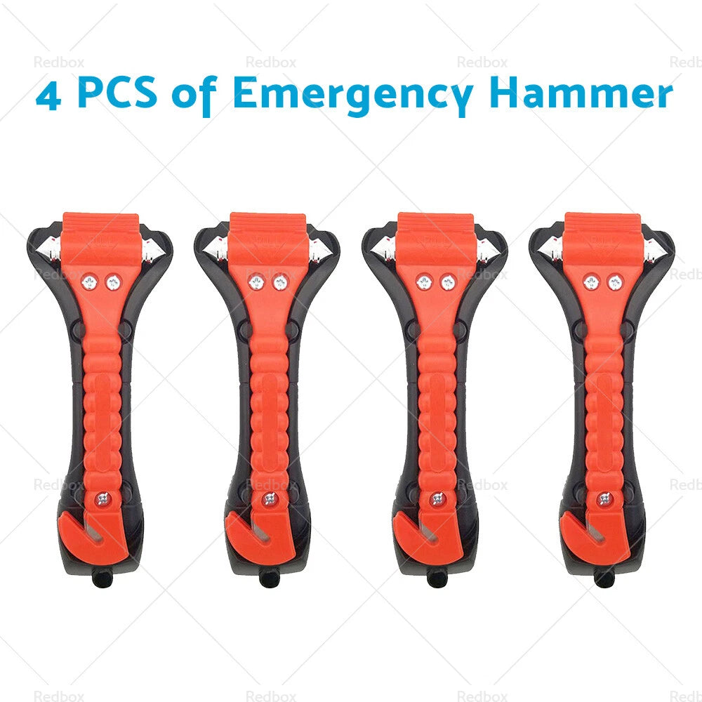 Emergency Hammer Window Glass Breaker & Seat Belt Cutter for Car Safety