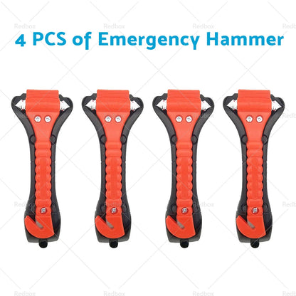 Emergency Hammer Window Glass Breaker & Seat Belt Cutter for Car Safety
