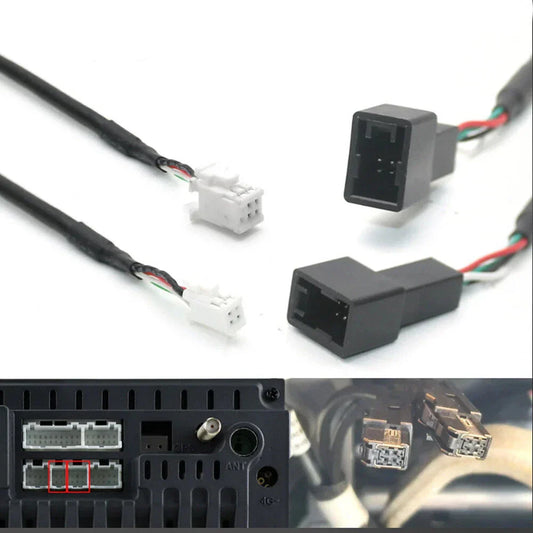 Android Multimedia Player Wire Harness Cable Adapter for Mitsubishi Pajero ASX