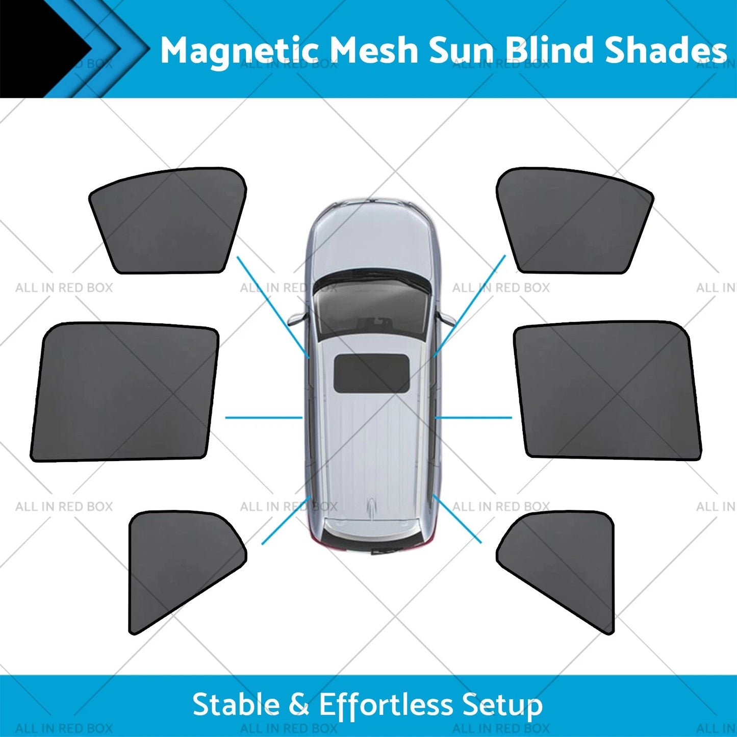 Magnetic Mesh Sun Blind Shades for Volvo XC40 (2018-2024)