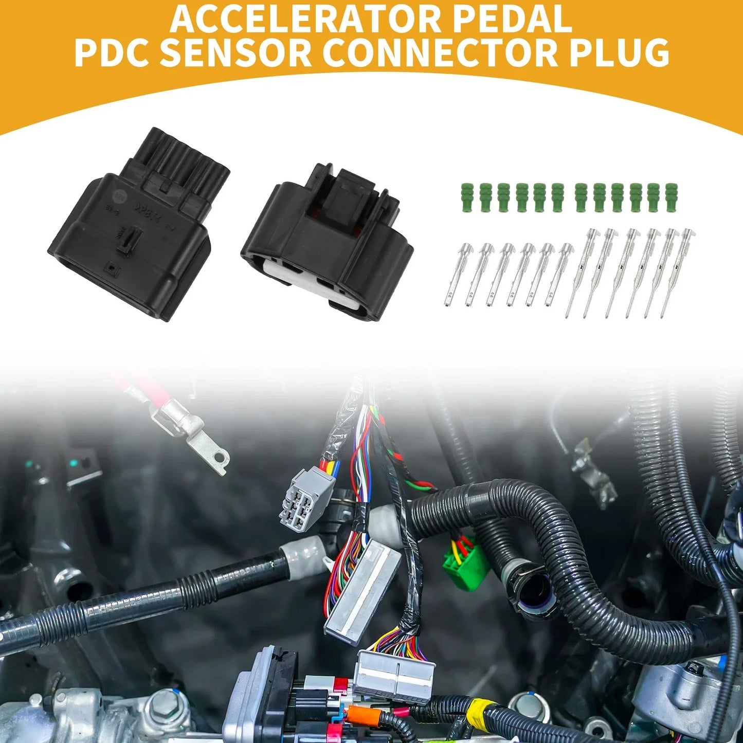 6 Pin Accelerator Pedal Sensor Connector for Honda