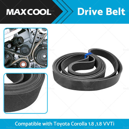 6PK1230 Ribbed Belt for Toyota Corolla 1.8 VVTi (2007-2019)