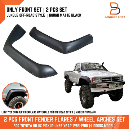 Front Jungle Fender Flares for Toyota Hilux Ute Hero (1983-1988)