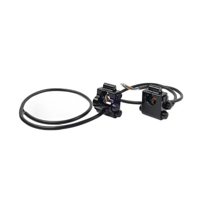 1" CNC Handlebar Switch Controls Housing for Harley Universal Motor Black