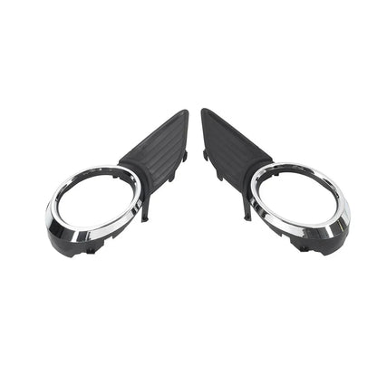 Front Fog Light Bezel Cover  Black/Chrome for Toyota Sienna (2011-2017)