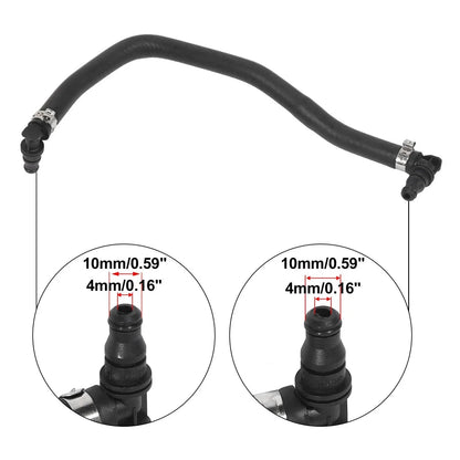 Radiator Vent Hose for Mercedes-Benz C250 2012-2015 Rubber Replacement