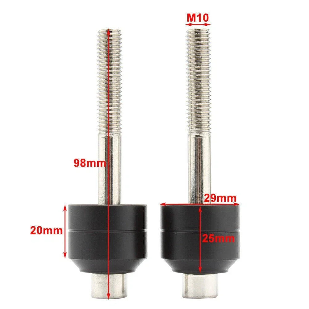 20mm Handle Bar Risers for BMW F800GS F700GS F650 (2008-2023) - Silver Pair