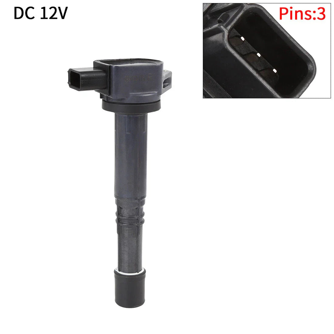 Ignition Coil Gray 3 Pins for Honda Civic Type-R FN2 2.0 Petrol (2010)