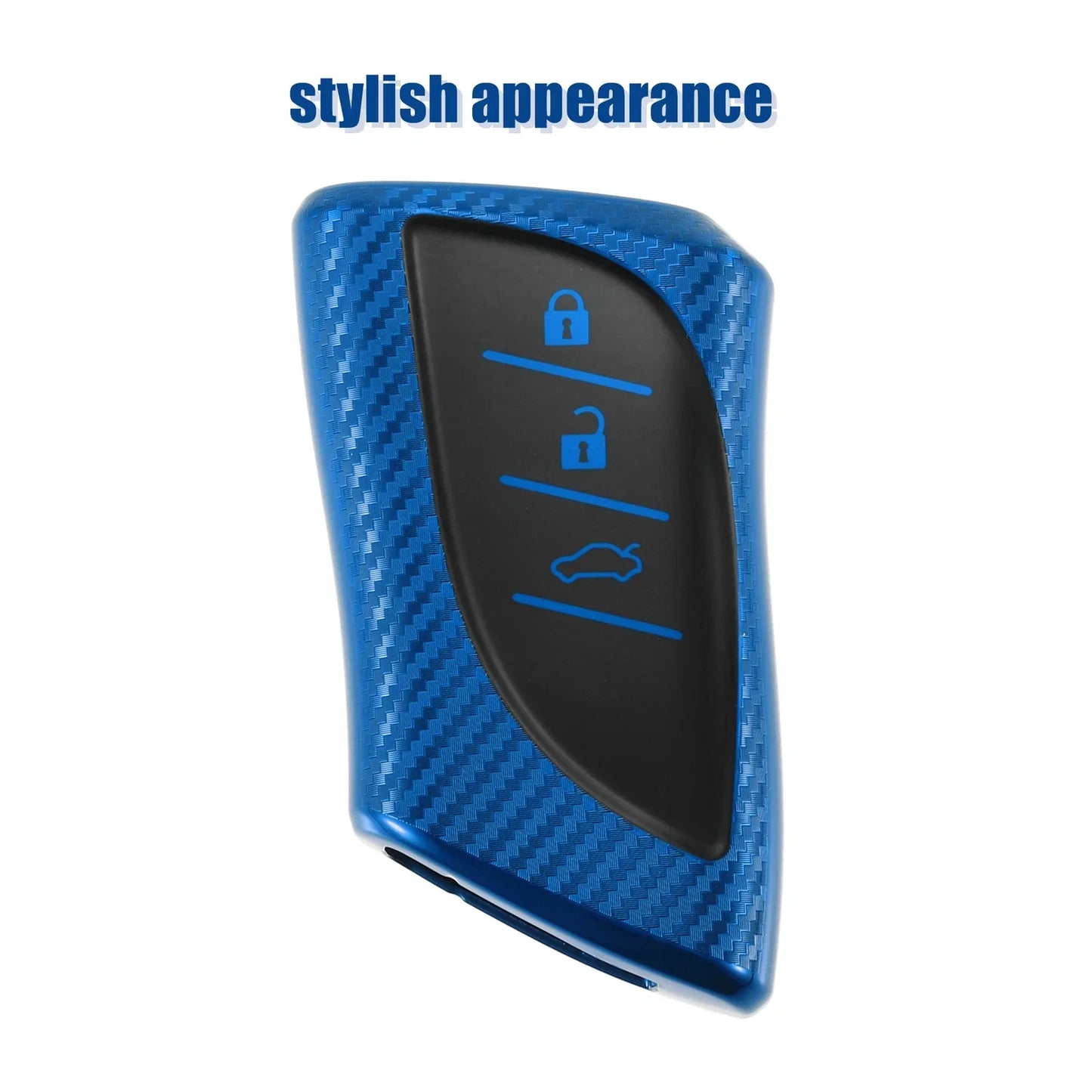 TPU Key Fob Cover Case for Lexus ES 2018-2020 (2 x Covers) Blue