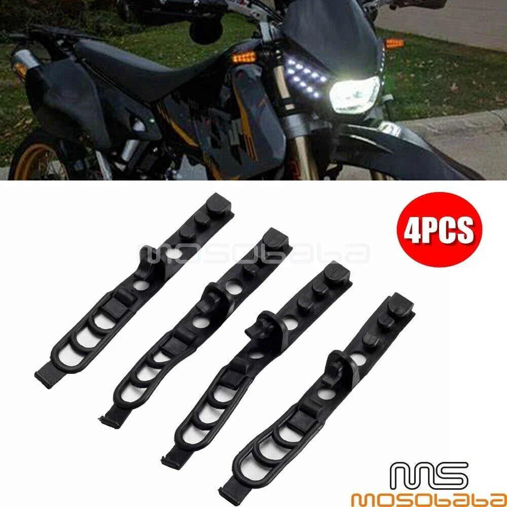 4Pcs Rubber Straps for Yamaha YZ125 YZ250 Honda CR125 Suzuki