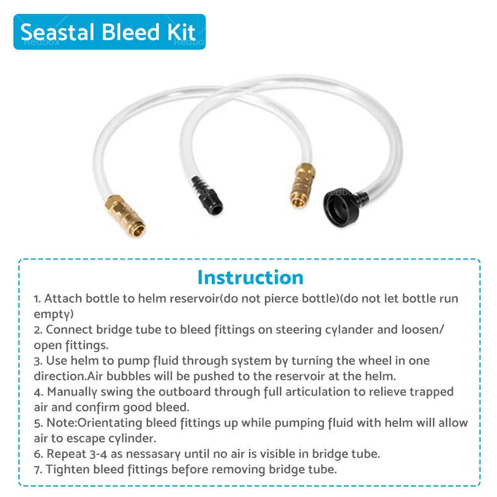 Seastar Hydraulic Steering Systems Tube & Hose Bleed Filler Kit