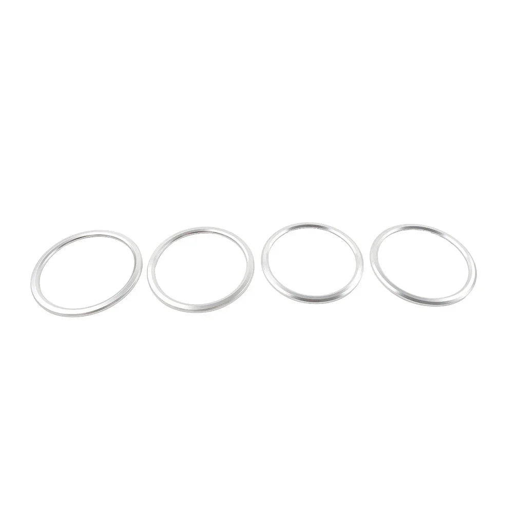 Silver Air Vent Outlet Ring Cover Trim for Chevrolet Camaro (2017-2022)