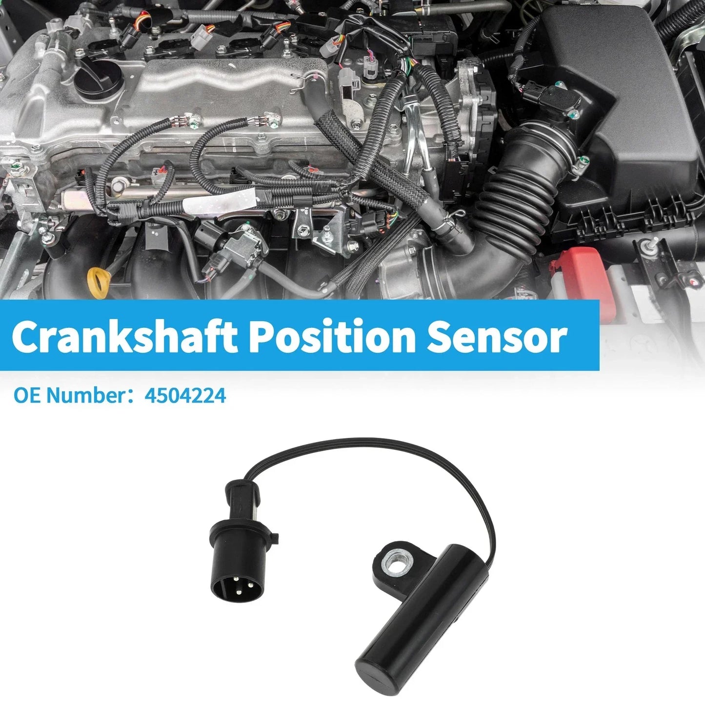 Crankshaft Position Sensor for Dodge Caravan 3.3L (1991-1993) 1 x Pc