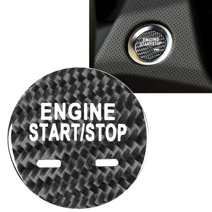 Black Engine Start Stop Button Trim for Cadillac XTS XT5 CT6 SRX CTS (2013-2020)