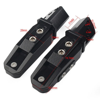 CNC Foot Pegs for Kawasaki ZX10R ZX6R ZX9R Z650 Z750 Z800 (2004-2023)