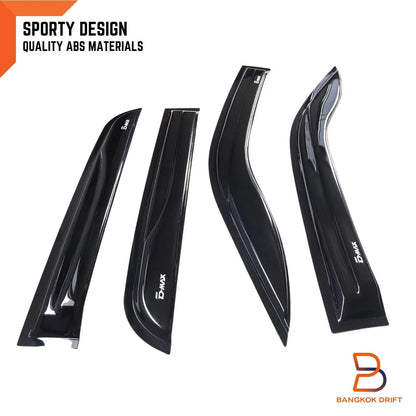 Weather Shield Window Visor Rain Guard for Isuzu D-Max Ute (2024-2025)