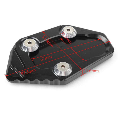 Kickstand Pad for Yamaha YZF-R3 (2013-2015) - Side Stand Plate Blue