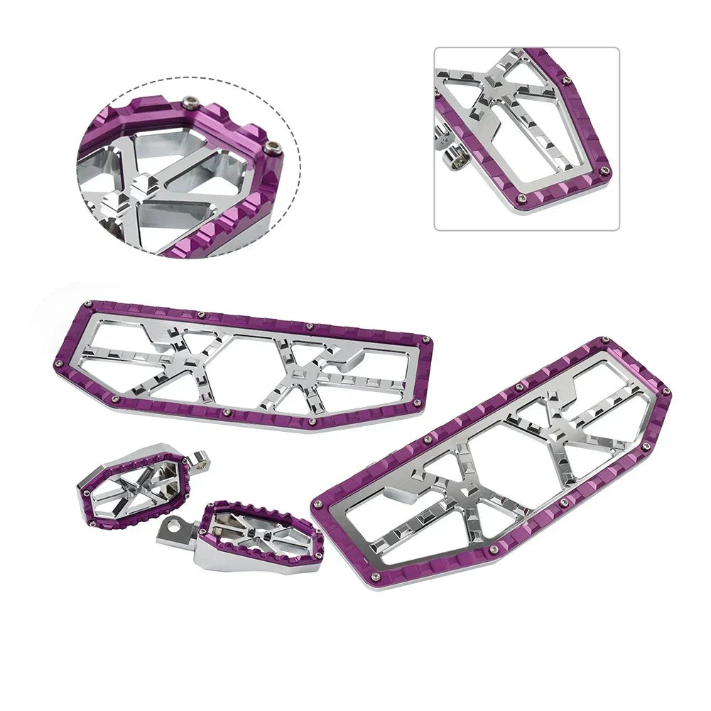 Driver Passenger Floorboard Foot Pegs for Harley Electra Glide
