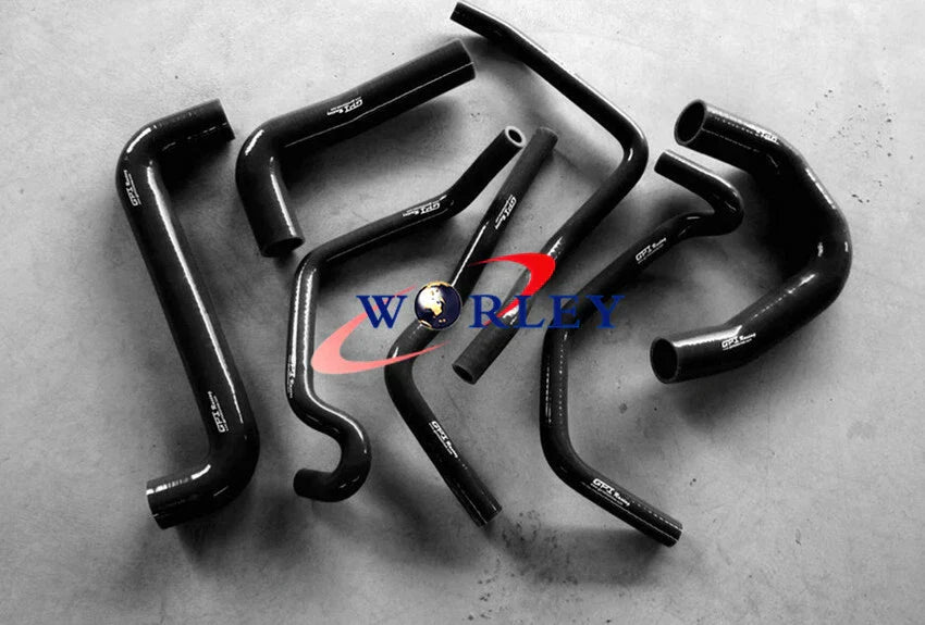 Aluminum Radiator + Black Hose for Holden VT VX VU HSV Commodore V8 (1997-2002)