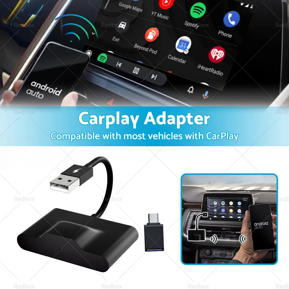 Wireless Carplay Adapter for Android Vehicles with CarPlay